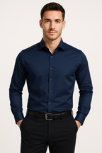 Button-Down Long Sleeve Casual Shirt