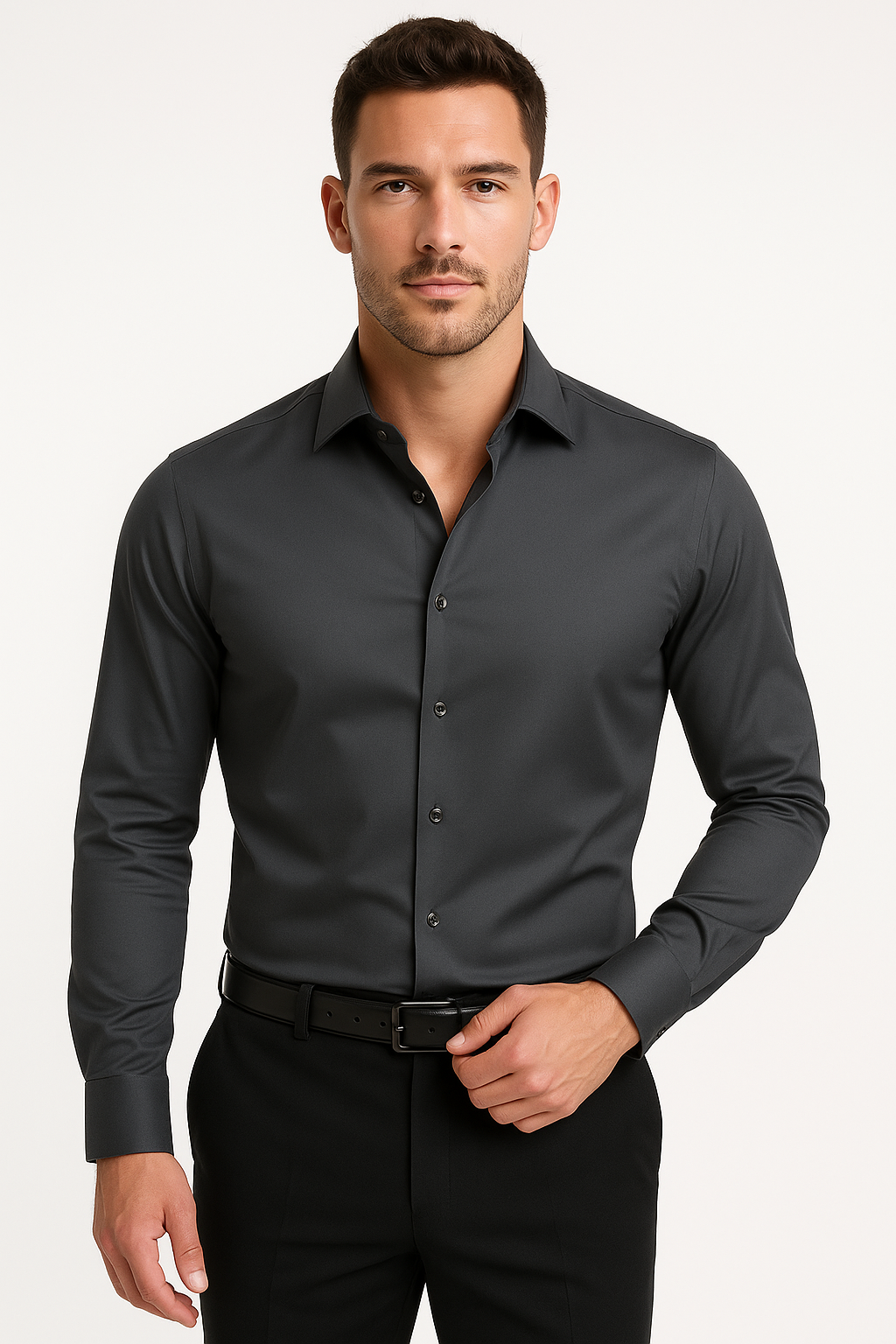 Button-Down Long Sleeve Casual Shirt