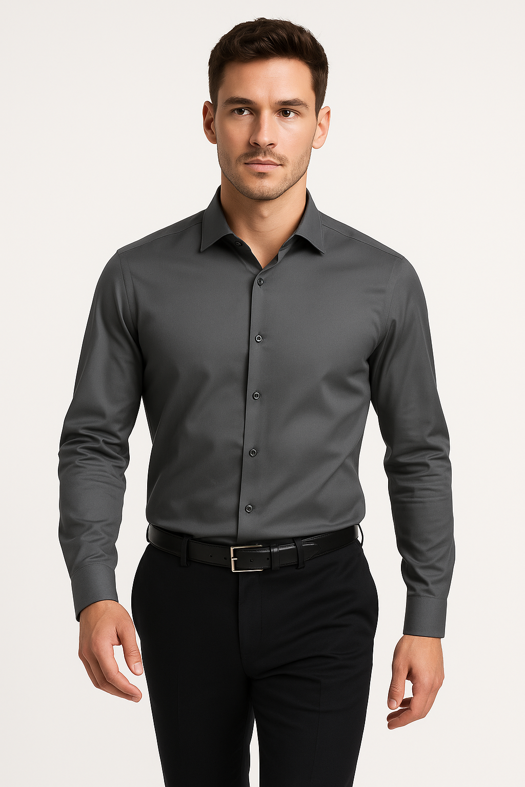 Button-Down Long Sleeve Casual Shirt