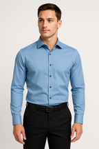 Button-Down Long Sleeve Casual Shirt